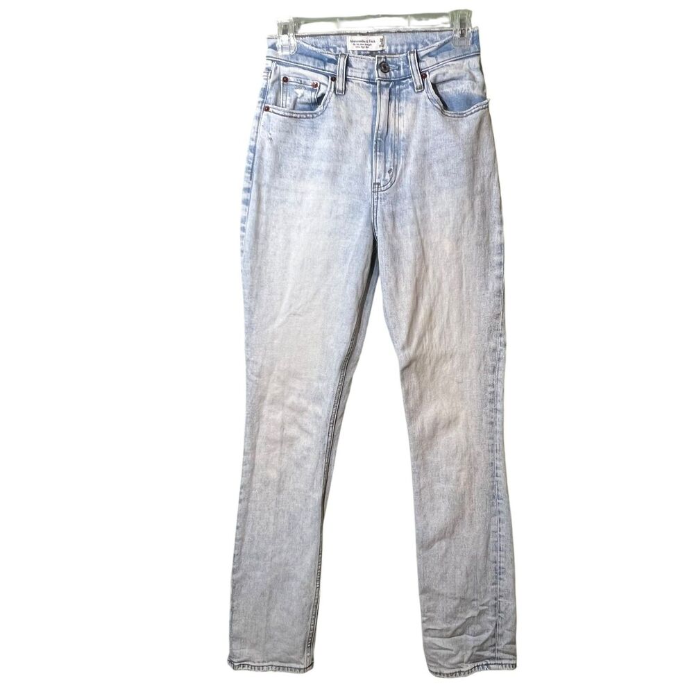 Abercrombie & Fitch Jeans Womens 26 Slim Straight Ultra High Rise Curve Love